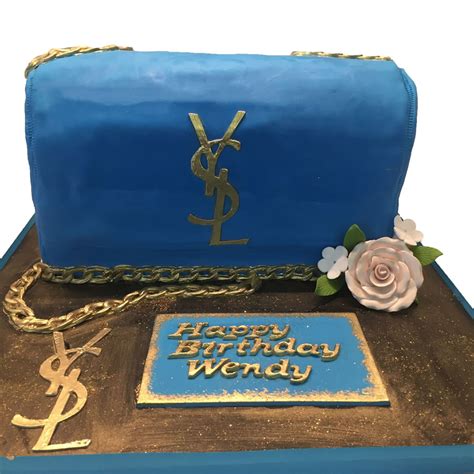 Designer YSL bag custom birthday cake – Maddies Cakes